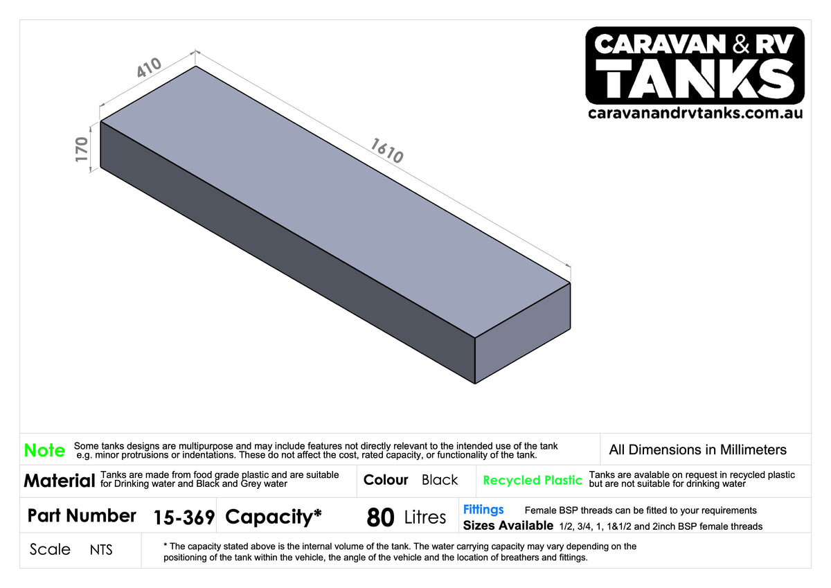 General Purpose Tank 80L [15-369]