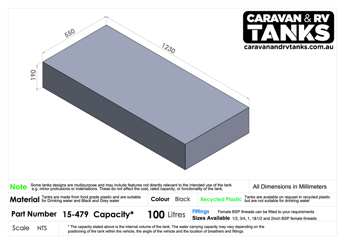 General Purpose Tank 100L [15-479]