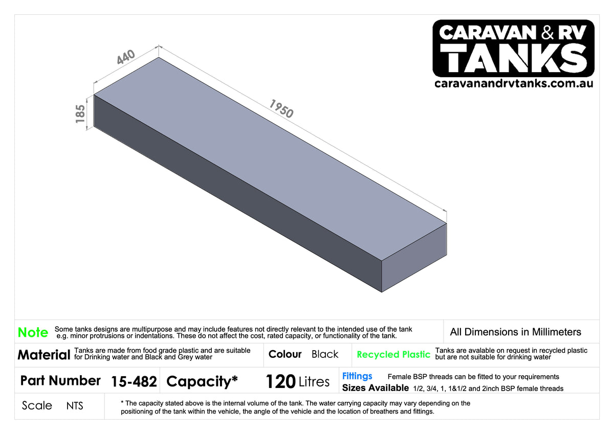 General Purpose Tank 120L [15-482]