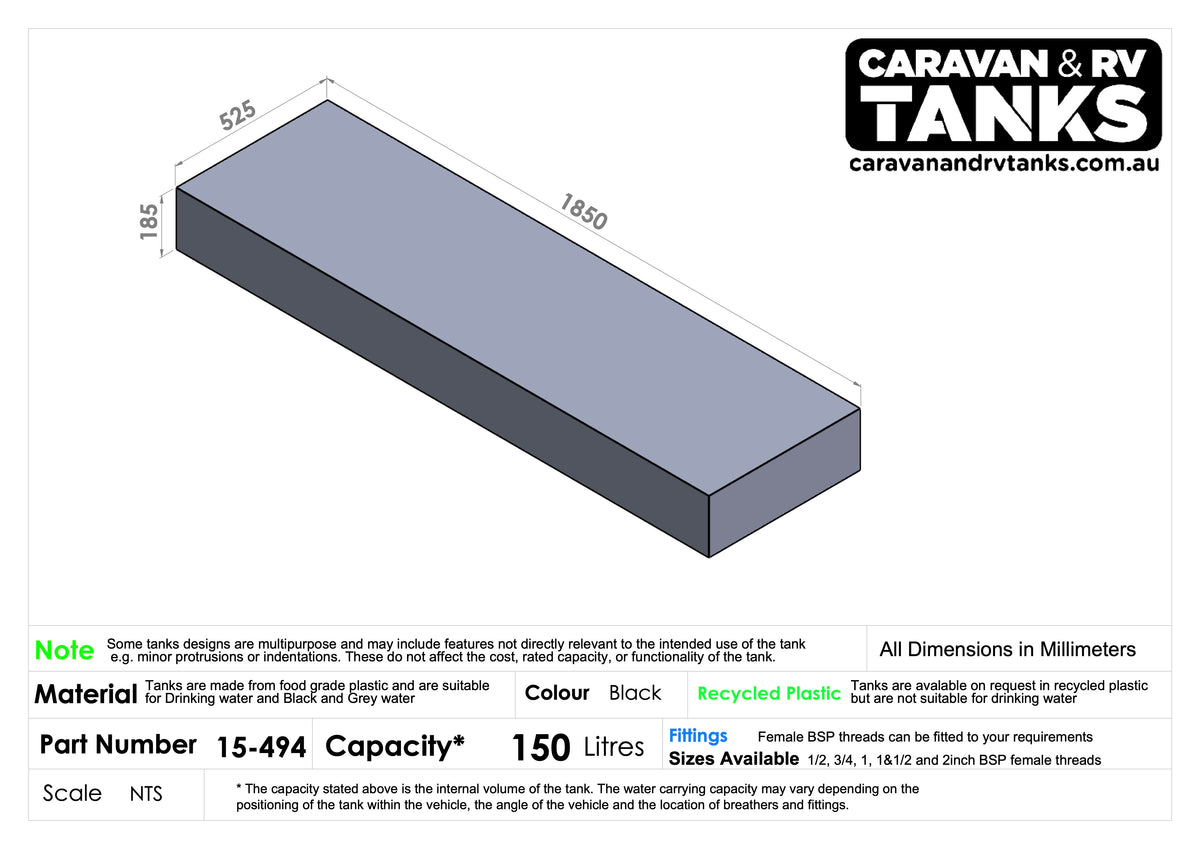 General Purpose Tank 150L [15-494]