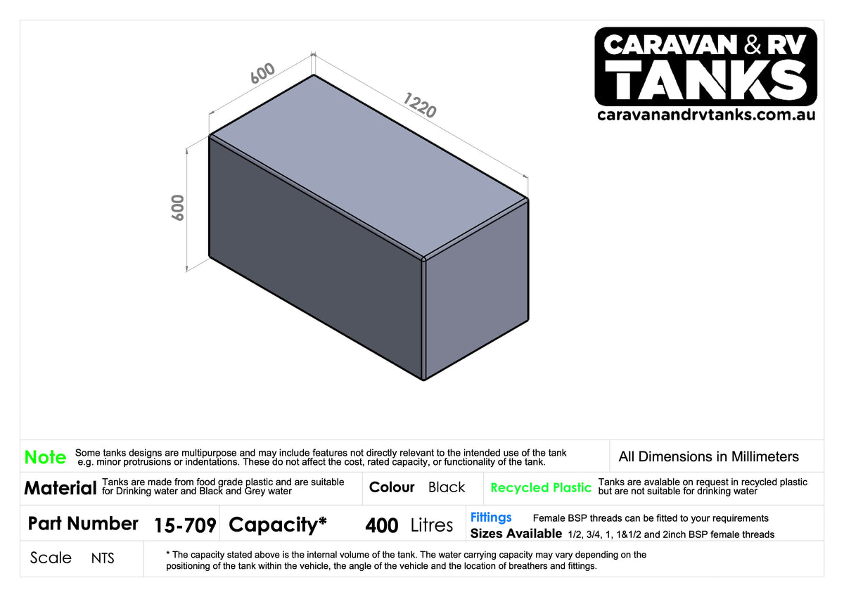 General Purpose Tank 400L [15-709]