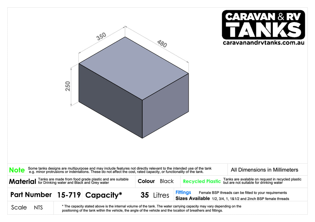 General Purpose Tank 35L [15-719]