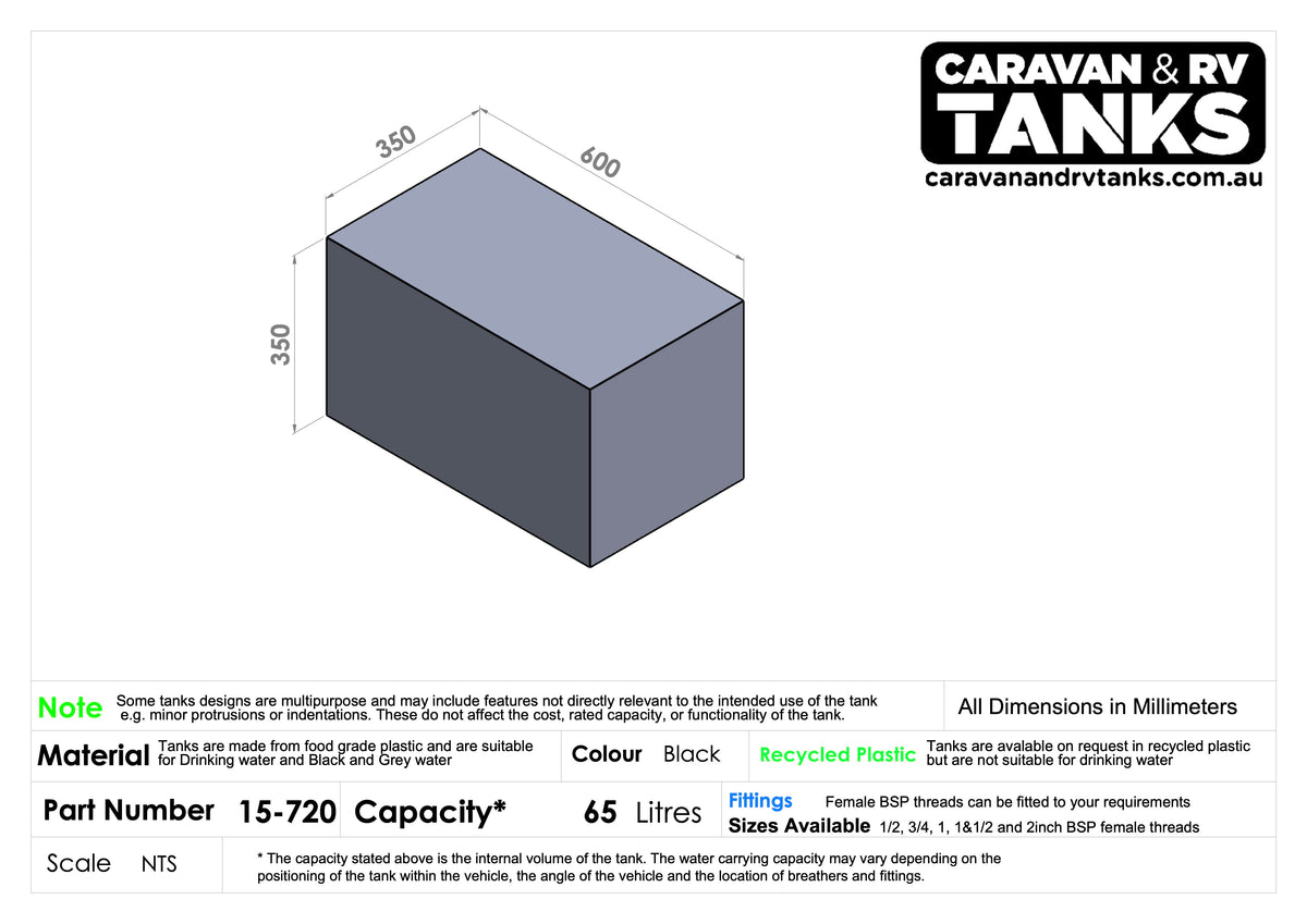 General Purpose Tank 65L [15-720]