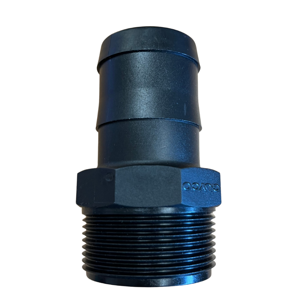 1 ½" BSP 40mm x 40mm Hose Fitting Male Tail