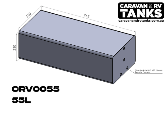 Caravan & RV Tank 55L [CRV0055]