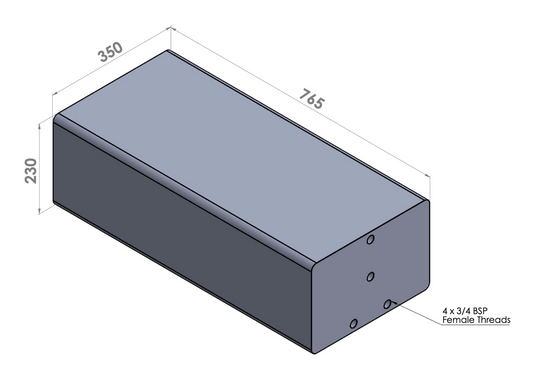 Caravan & RV Tank 55L [CRV0055]