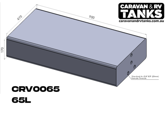 Caravan & RV Tank 65L [CRV0065]