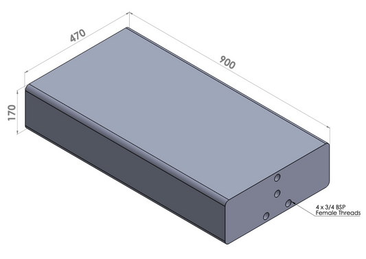 Caravan & RV Tank 65L [CRV0065]