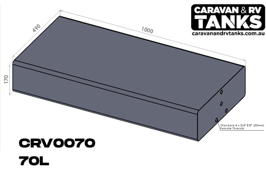 Caravan & RV Tank 70L [CRV0070]