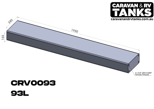 Caravan & RV Tank 93L [CRV0093]