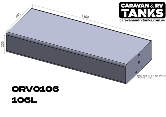 Caravan & RV Tanks 106L [CRV0106]
