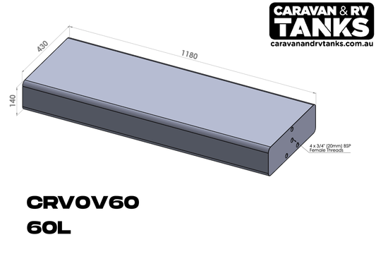 Caravan & RV Tank 60L [CRV0V60]